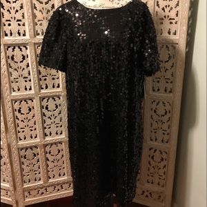 Beautiful Black Sequined Calvin Klein Dress